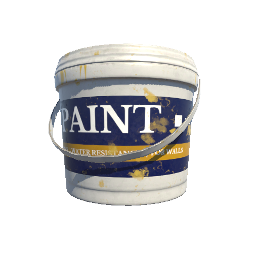 bucket of paint